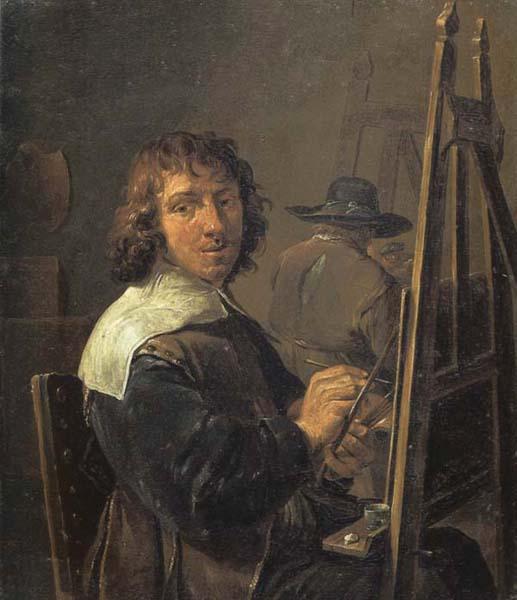 David Teniers Self-Portrait:The Painter in his Studio Germany oil painting art